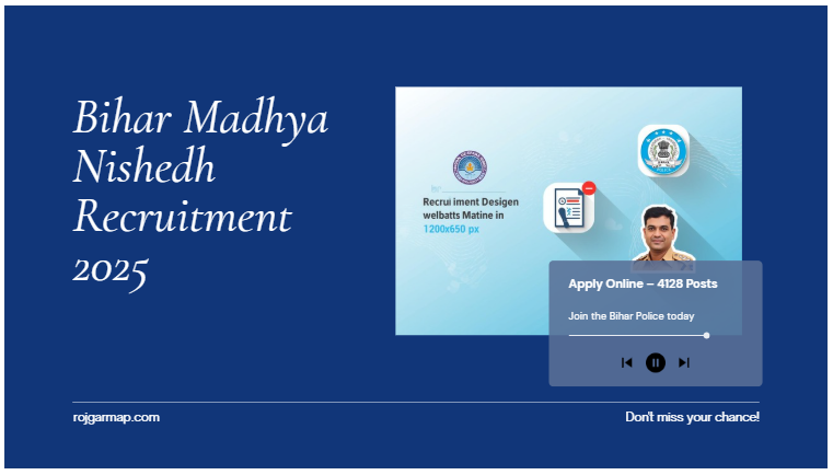Bihar Madhya Nishedh Recruitment 2025